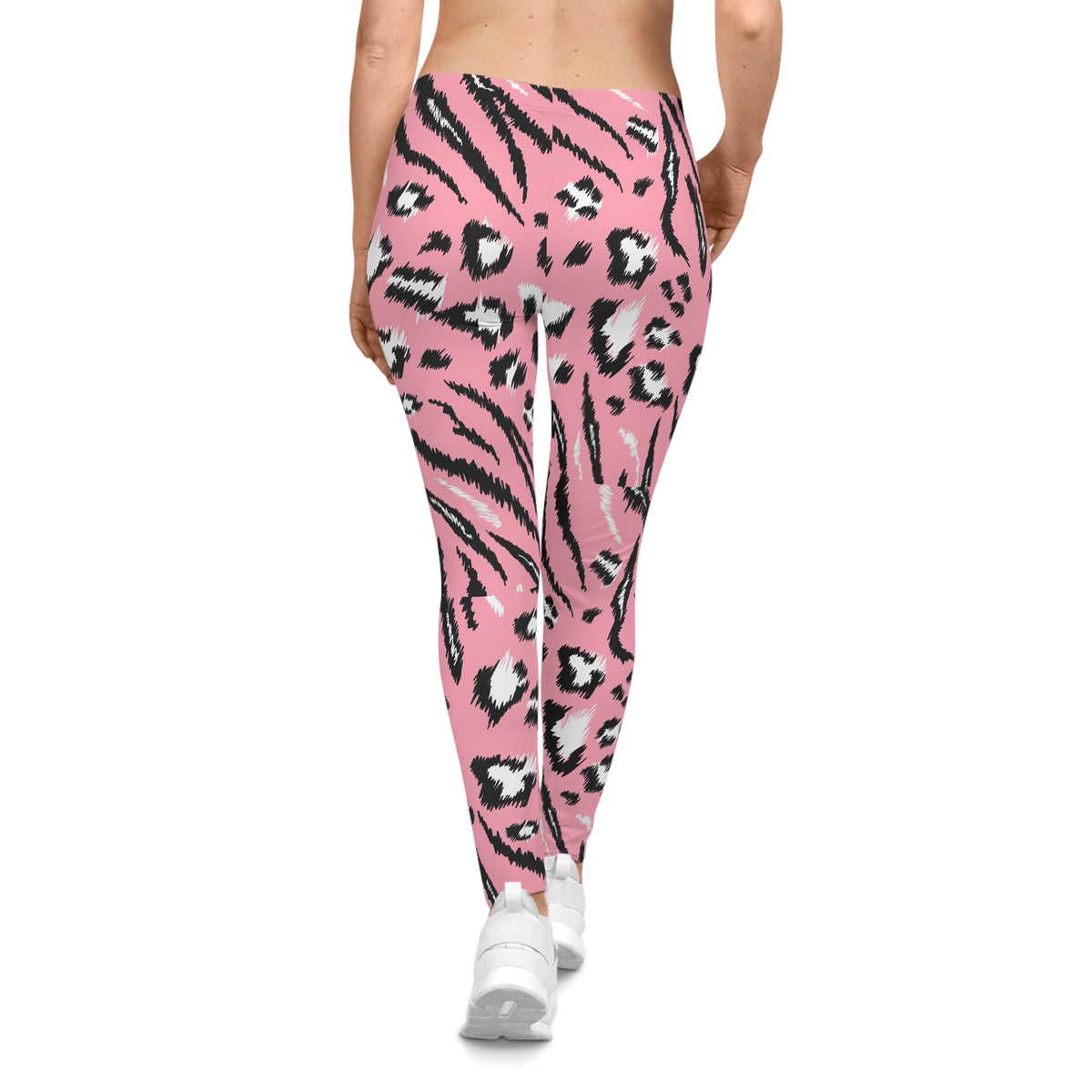 Pink Leopard Print Leggings