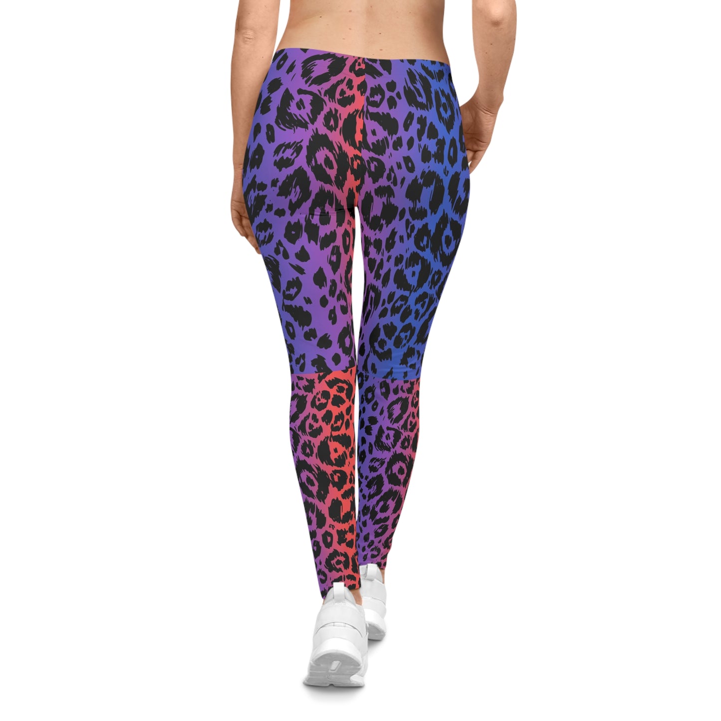 Gradient Leopard Print Leggings