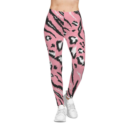 Pink Leopard Print Leggings