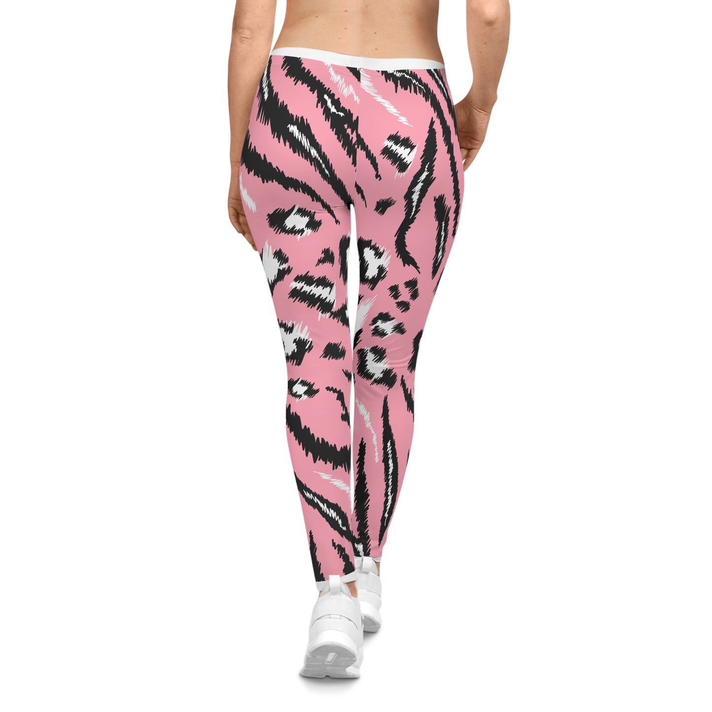 Pink Leopard Print Leggings