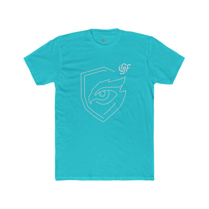 Minimalist Eye Shield T‑Shirt — Subtle Graphic Crew Tee