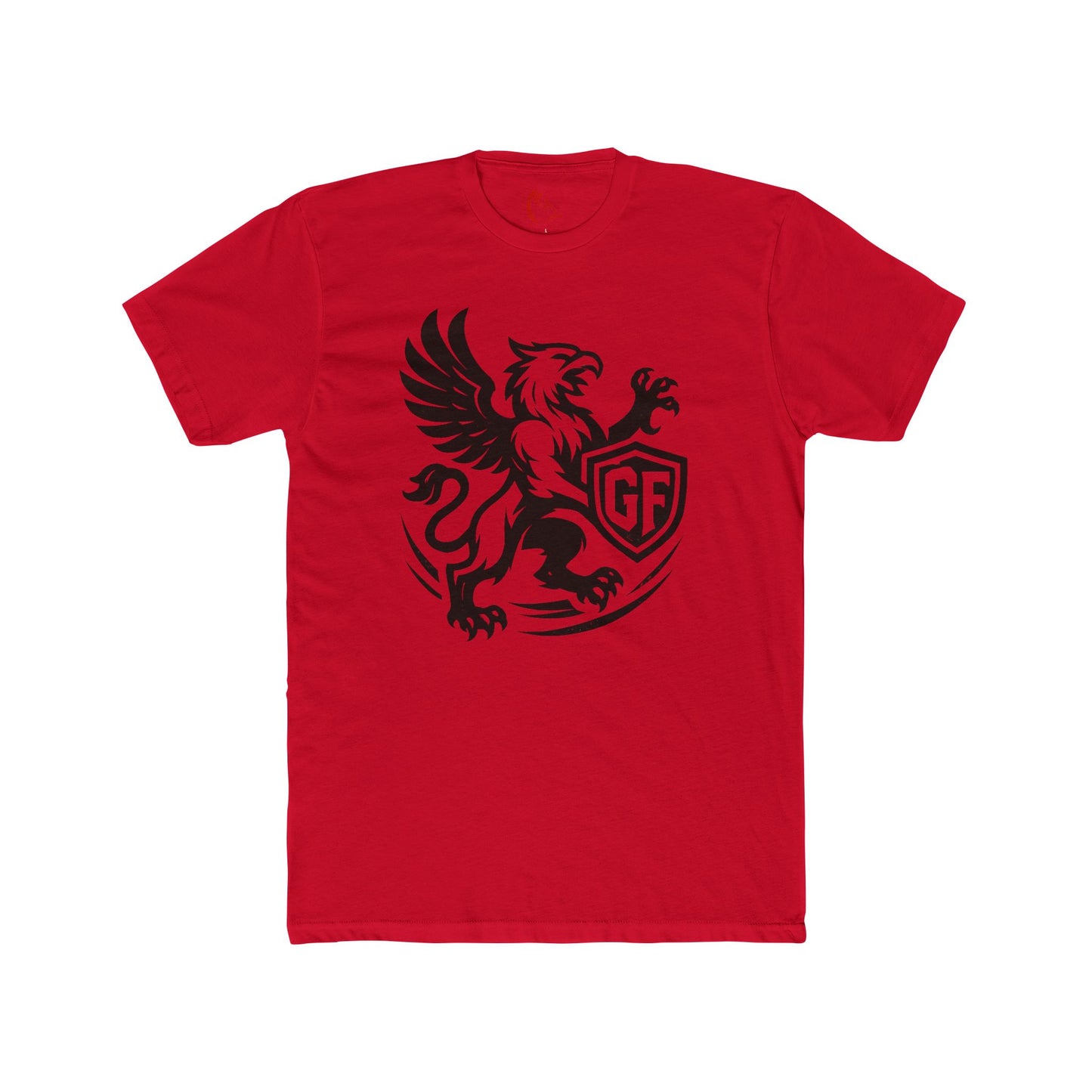 Cotton Crew Tee with Design