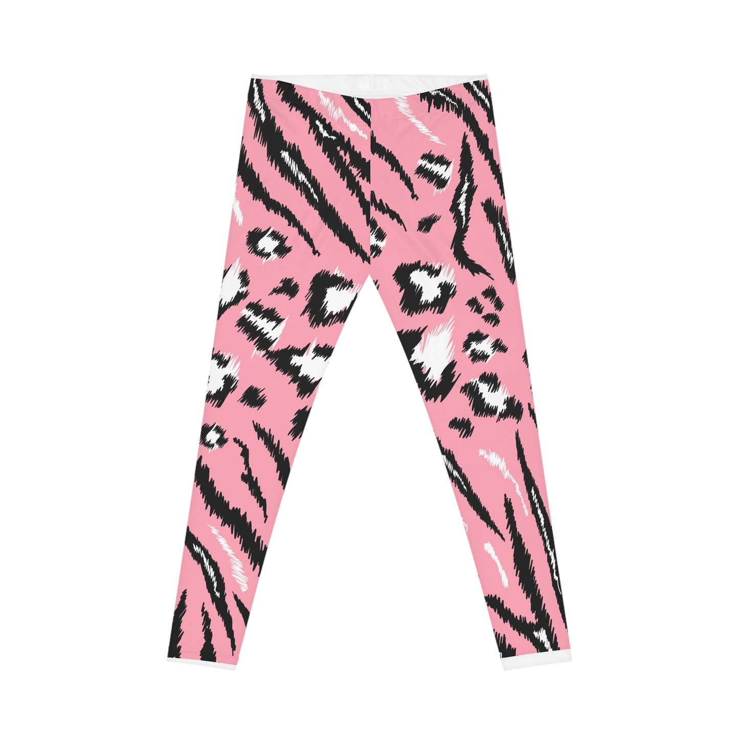 Pink Leopard Print Leggings