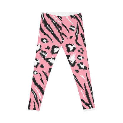 Pink Leopard Print Leggings