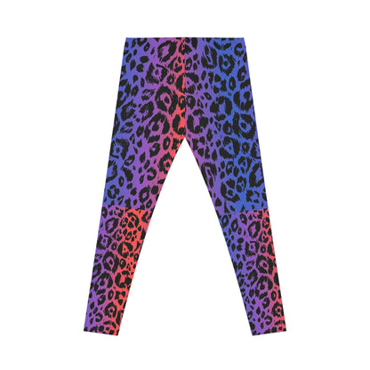 Gradient Leopard Print Leggings