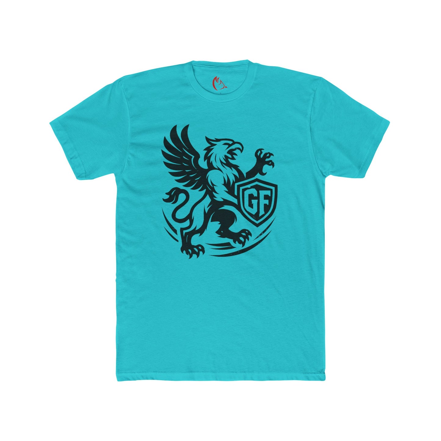 Cotton Crew Tee with Design