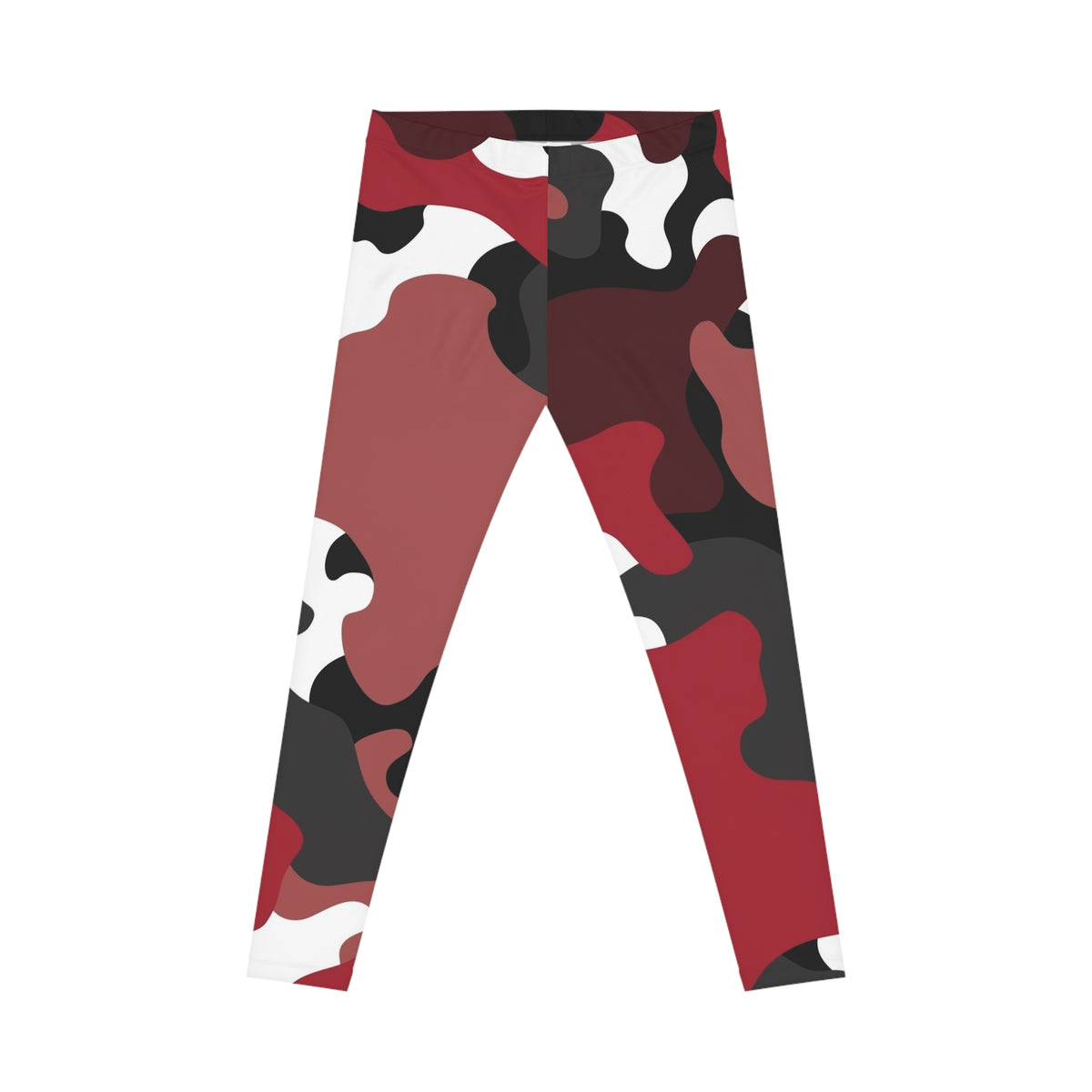 Red & Black Camo Women's Leggings