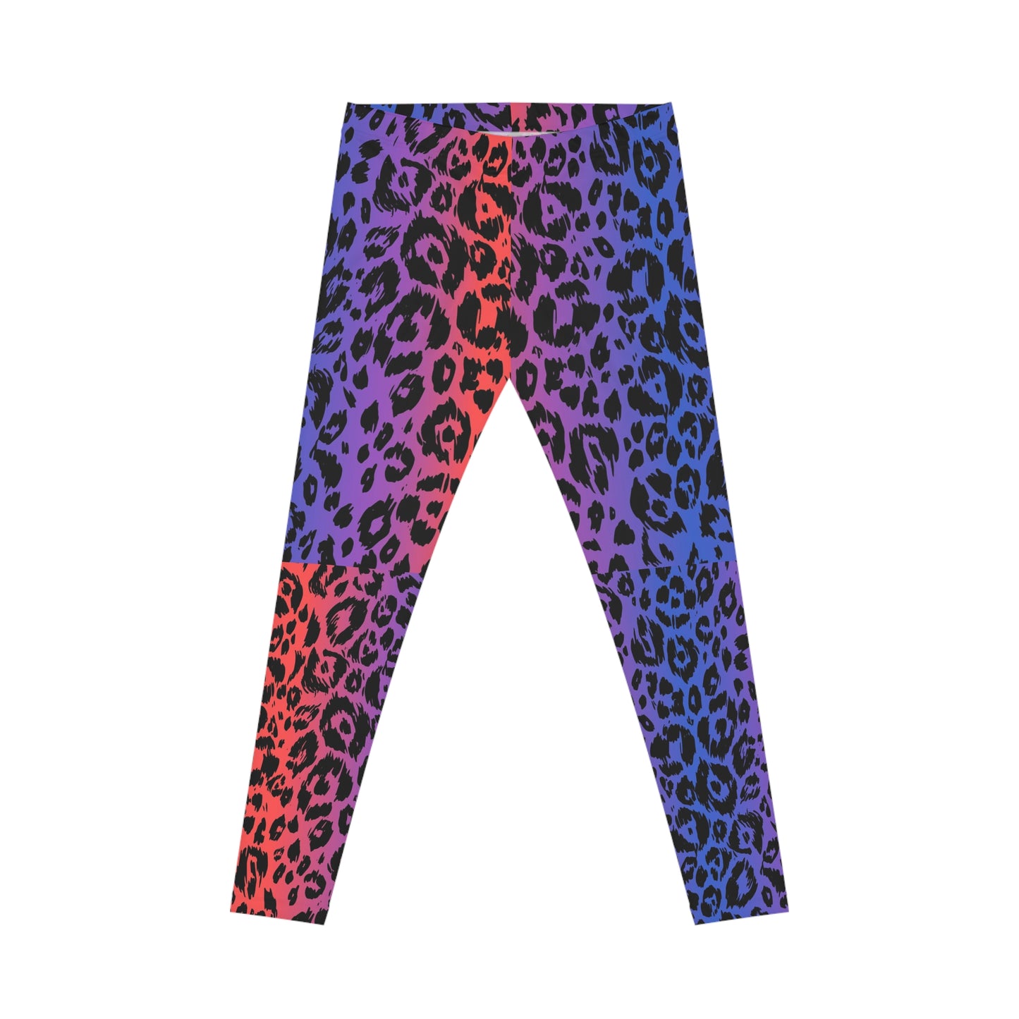 Gradient Leopard Print Leggings