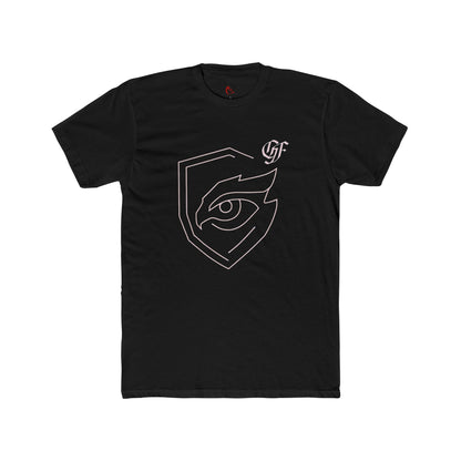 Minimalist Eye Shield T‑Shirt — Subtle Graphic Crew Tee