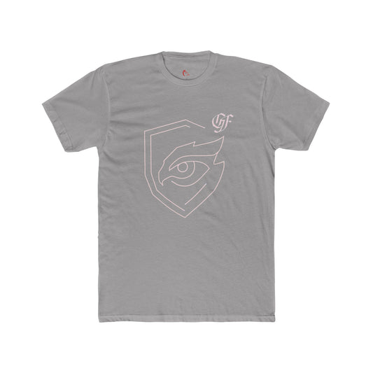 Minimalist Eye Shield T‑Shirt — Subtle Graphic Crew Tee